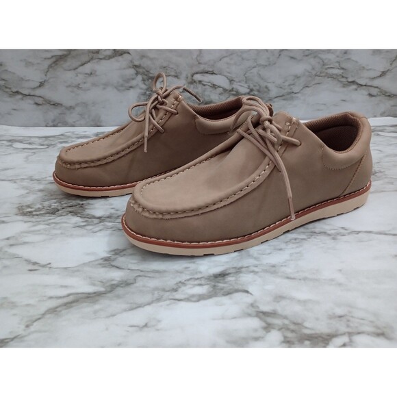 NWT Sonoma Zeke Boat Shoes with Memory Foam Size 4 - Picture 1 of 9